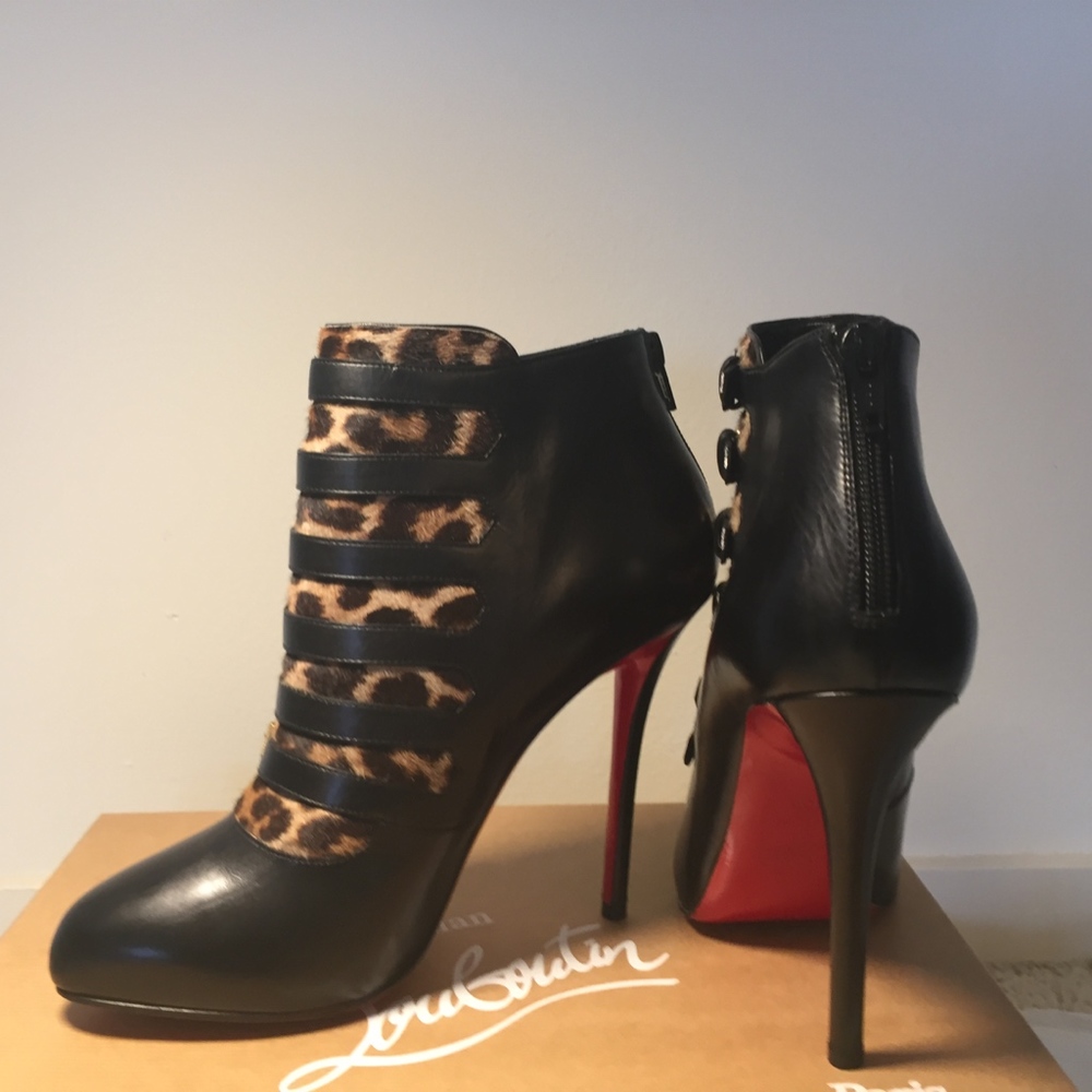 ATTROUPA 120 SHINY CALF/PONY BOOTIES